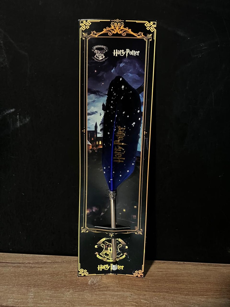 Bolígrafo - Pluma azul de Harry Potter