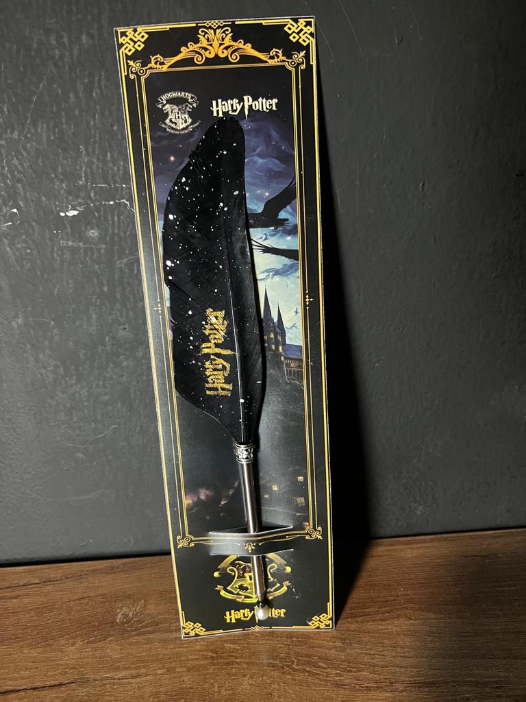 Bolígrafo - Pluma negra de Harry Potter