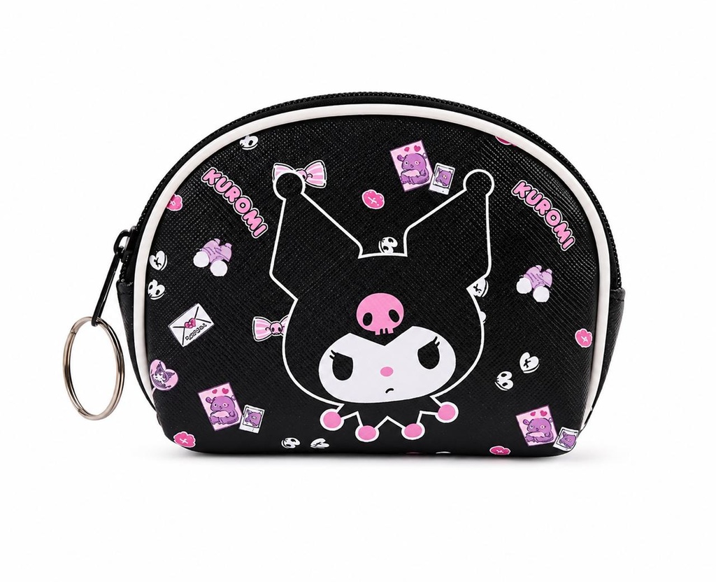 Monedero Kuromi black