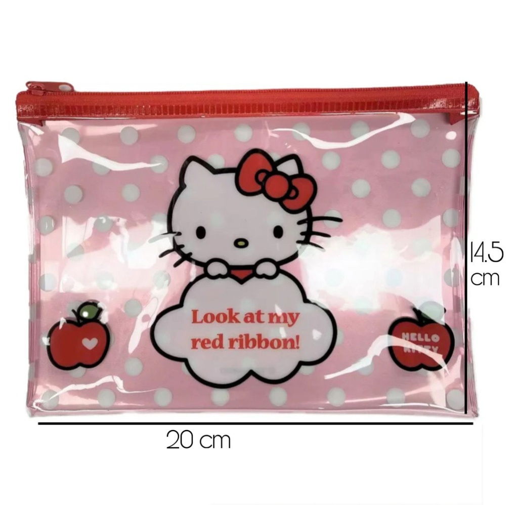 Cartuchera plástica Sanrio- Hello kitty