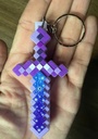 LLavero luminoso Espada Encantada Minecraft