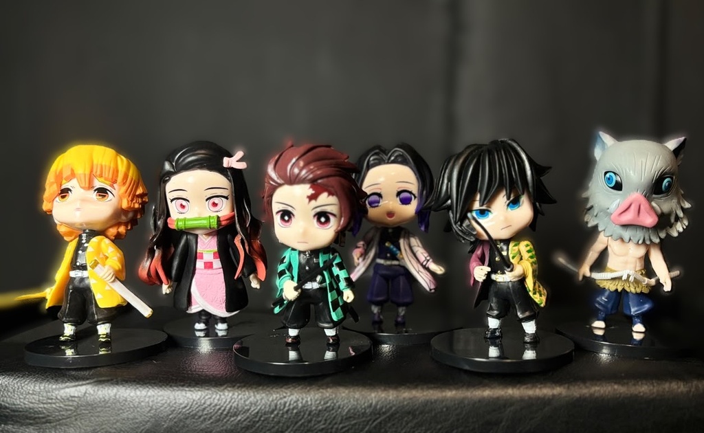 Set de 6 figuras - Demon Slayer