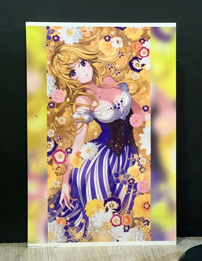 Metal Poster - Anime Girl