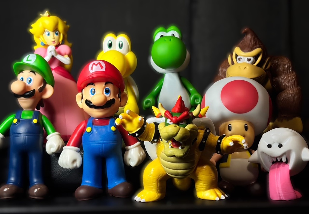 Colección de 9 figuras Mario Bros