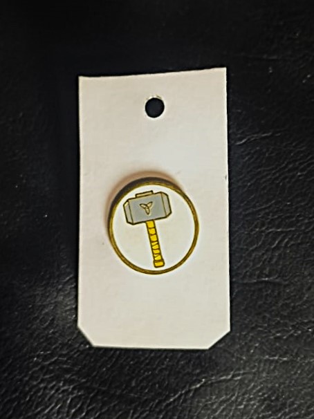 Pin Metálico - Martillo de Thor, Mjolnir