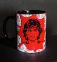 Mugs sublimado 11 onzas color interno Negro - Rolling Stones
