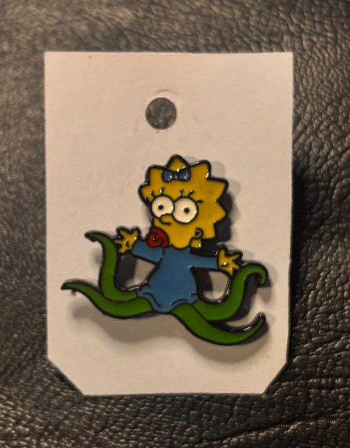 Pin Metálico - Maggie Simpson