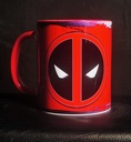 Mugs sublimado 11 onzas color interno Rojo - Deadpool