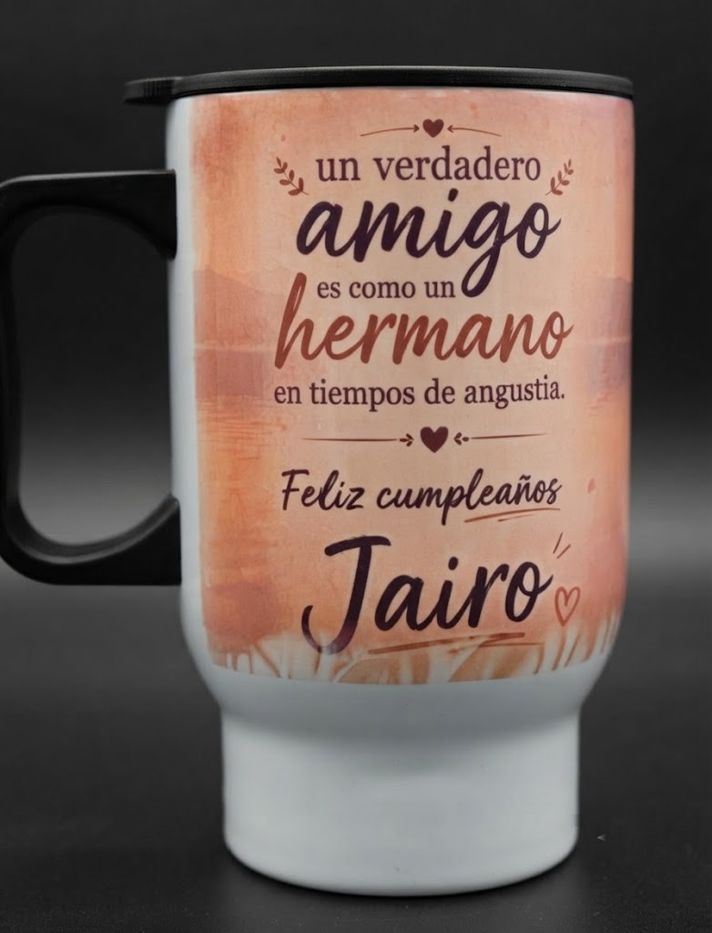 Termo Carro de aluminio 600 ml - Personalizado